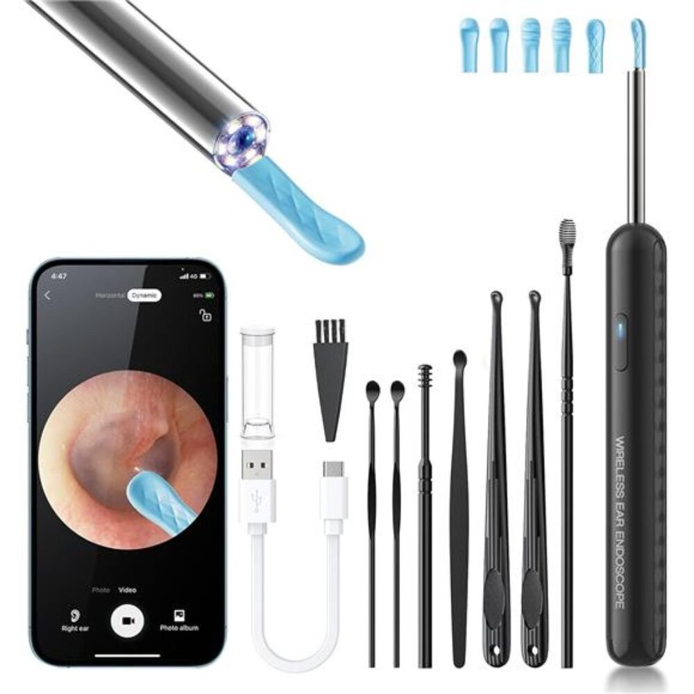 Ear Wax Removal, Ear Cleaner with Camera and Light, FSA HSA Eligible, Ear Wax
